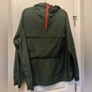 Hunter 1/4 Zip Packable Pullover Hooded Waterproof Rain Jacket